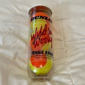 Vintage Dunlop Wild n’ Wooly tennis balls - 30A3 lot number, sealed